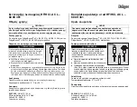 Preview for 8 page of Dräger 68 09 381 Instructions For Use Manual