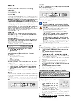 Предварительный просмотр 7 страницы Dräger ABIL-R Series Instructions For Use Manual