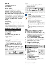 Предварительный просмотр 25 страницы Dräger ABIL-R Series Instructions For Use Manual