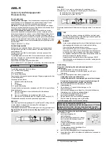 Предварительный просмотр 31 страницы Dräger ABIL-R Series Instructions For Use Manual