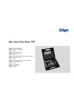 Dräger Aerotest Simultan HP Instructions For Use Manual preview