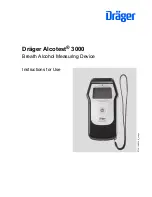 Preview for 1 page of Dräger Alcotest 3000 Instructions For Use Manual