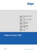 Предварительный просмотр 1 страницы Dräger Alcotest 3820 Instructions For Use Manual