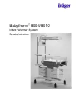 Dräger Babytherm 8004 Operating Instructions Manual preview