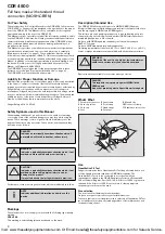 Preview for 2 page of Dräger CDR 4500 Instructions For Use Manual