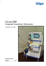 Dräger Cicero EM Instructions For Use Manual предпросмотр