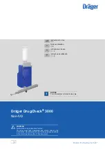 Предварительный просмотр 1 страницы Dräger DrugCheck 3000 Instructions For Use Manual