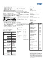 Preview for 2 page of Dräger E-Cal station Instructions For Use