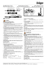 Preview for 1 page of Dräger Ethylene glycol 10 Instructions For Use