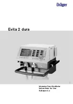 Предварительный просмотр 1 страницы Dräger Evita 2 Dura Instructions For Use Manual