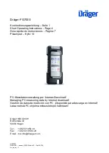 Preview for 1 page of Dräger FG7000 Short Operating Instructions