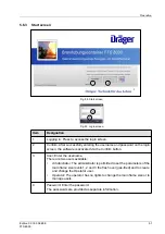 Preview for 55 page of Dräger FTS 8000 Operating Manual