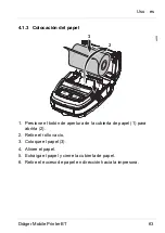 Предварительный просмотр 63 страницы Dräger Mobile Printer BT Instructions For Use Manual