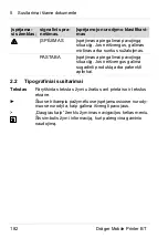 Предварительный просмотр 182 страницы Dräger Mobile Printer BT Instructions For Use Manual