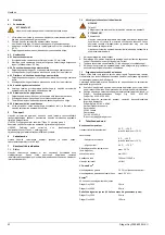 Preview for 62 page of Dräger Oxy 3000 MK II Instructions For Use Manual