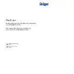 Dräger Oxy K pro Instructions For Use Manual preview