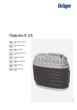 Dräger Oxyboks K 25 Instructions For Use Manual предпросмотр