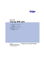 Dräger Oxylog 3000 plus Supplement To The Instructions For Use preview