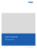 Dräger Pac 6000 Technical Manual предпросмотр