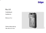 Preview for 1 page of Dräger Pac III B CO Instructions For Use Manual