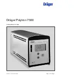 Предварительный просмотр 1 страницы Dräger Polytron 7500 Instructions For Use Manual