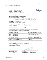 Предварительный просмотр 35 страницы Dräger Polytron 8000 Instructions For Use Manual