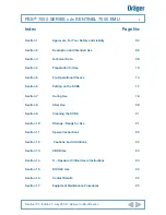 Preview for 3 page of Dräger PSS 7000 Series C/W SENTINEL 7000 EMU User Instructions