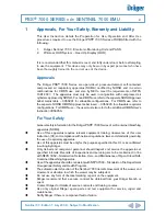 Preview for 6 page of Dräger PSS 7000 Series C/W SENTINEL 7000 EMU User Instructions