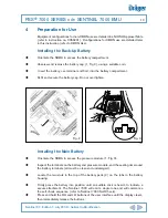 Preview for 12 page of Dräger PSS 7000 Series C/W SENTINEL 7000 EMU User Instructions