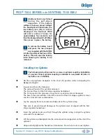 Preview for 13 page of Dräger PSS 7000 Series C/W SENTINEL 7000 EMU User Instructions