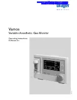 Dräger Vamos Operating Instructions Manual предпросмотр