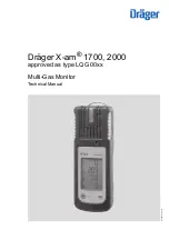 Dräger X-am 1700 Technical Manual preview