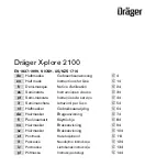 Preview for 1 page of Dräger X-plore 2100 Instructions For Use Manual