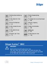 Предварительный просмотр 1 страницы Dräger X-plore 3300 Instructions For Use Manual