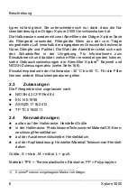 Preview for 6 page of Dräger X-plore 3300 Instructions For Use Manual