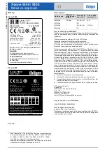 Dräger X-zone 5500 Quick Start Manual preview