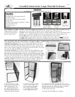 Preview for 1 page of Dragon Strand Large Clearside Enclosure Assembly Instructions