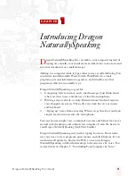 Preview for 11 page of Dragon Systems DRAGON NATURALLYSPEAKING PROFESSIONAL 4 Manual