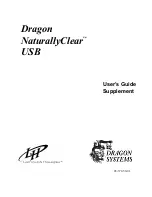 Dragon Systems DRGON NATURALLYCLEAR USB 5 User Manual preview