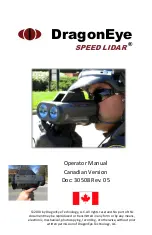 DragonEye SPEED LIDAR Operator'S Manual preview