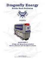 Preview for 1 page of Dragonfly Energy Battle Born Batteries BBGC3 Manual And Installation Manual