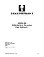 Предварительный просмотр 1 страницы DRAGONFRAME DDMX-S2 User Manual