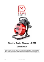 Drain Master CE50 User Manual preview