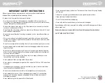 Предварительный просмотр 2 страницы Drainvac 2AC9922-CT Owner'S Manual