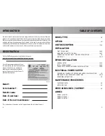 Preview for 3 page of Drainvac CYCLONIK DF1R11 Owner'S Manual