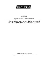 DRAKE 806DM Instruction Manual preview
