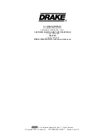 Preview for 16 page of DRAKE AUDIOACCENT Instruction Manual