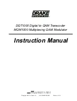 DRAKE DQT1000 Instruction Manual preview