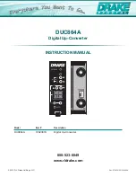 DRAKE DUC864A Instruction Manual preview