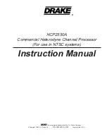 Предварительный просмотр 1 страницы DRAKE HCP2550A Instruction Manual